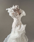 Aureline Ruffle Mermaid Gown — front view